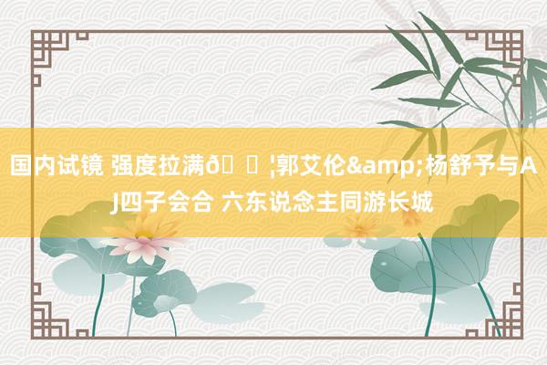 国内试镜 强度拉满💦郭艾伦&杨舒予与AJ四子会合 六东说念主同游长城